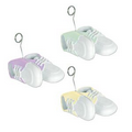 Baby Shoes Photo/ Balloon Holder (Pastels)